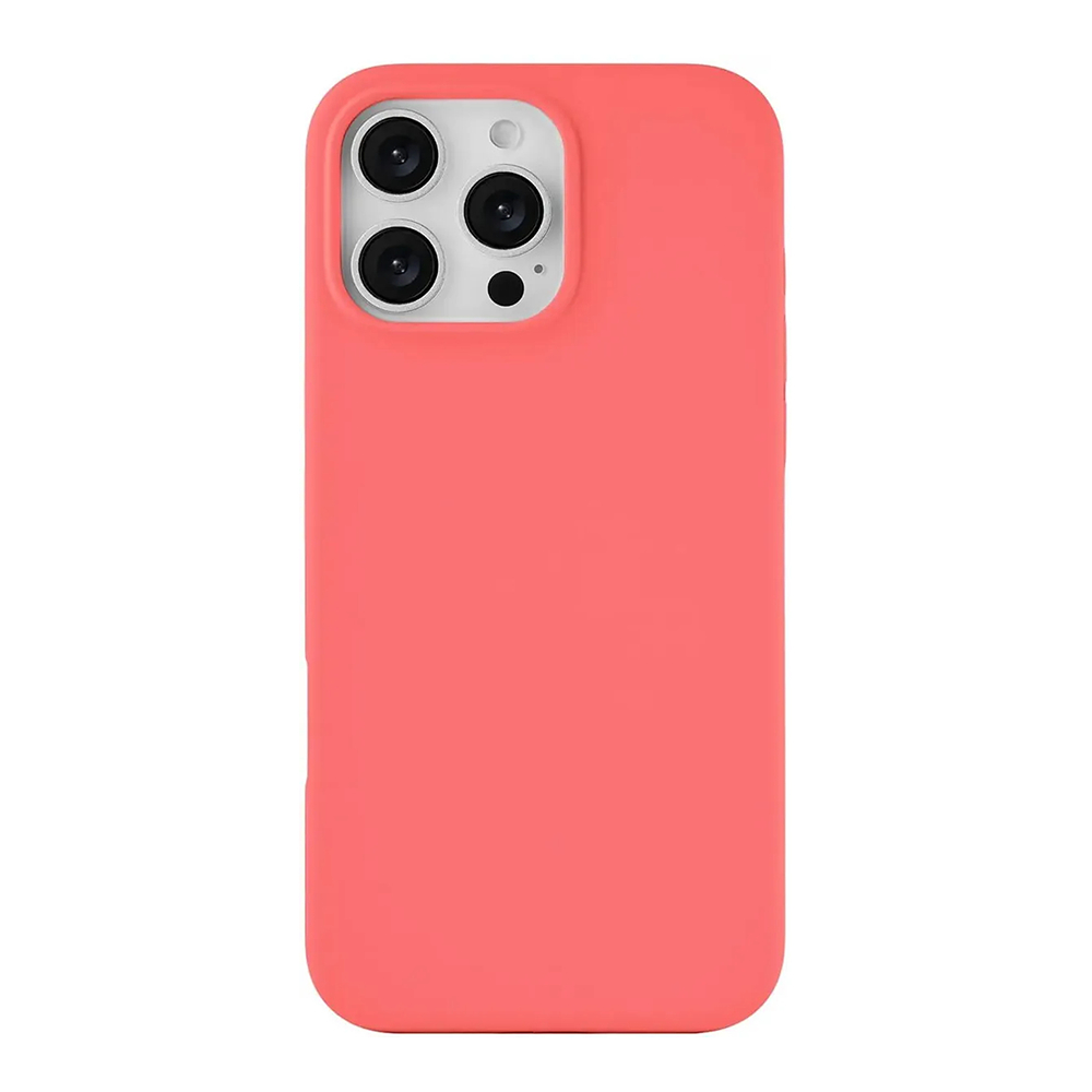 Чехол защитный uBear Touch Mag Case iPhone 16 Pro Max, софт-тач, коралловый